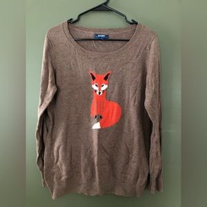 Vintage Old Navy Fox sweater